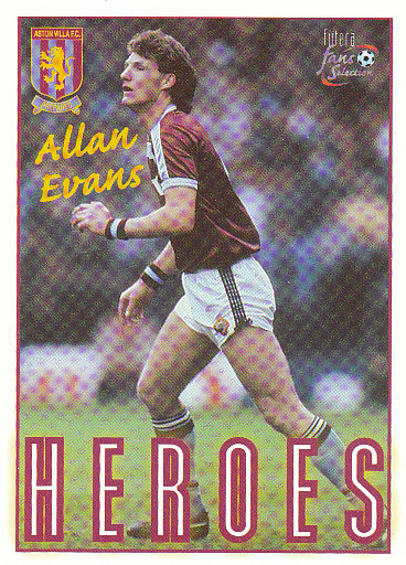 Allan Evans Aston Villa 1997/98 Futera Fans' Selection #76